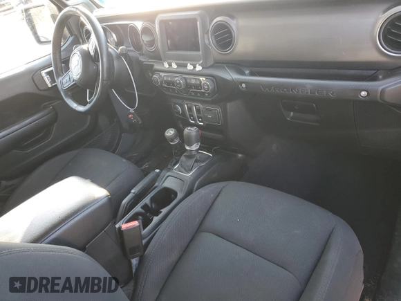 2021 Jeep Wrangler 80th Anniversary with VIN 1C4GJXAN8MW666671, listed as a Copart auction lot 89151305 with 22,628 mi miles and Salvage Title. Bid and sale history available at DreamBid. Image 8.