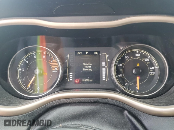 2016 Jeep Cherokee Altitude with VIN 1C4PJLCS2GW288623, listed as a Copart auction lot 50510385 with 124,703 mi miles and Clean Title. Bid and sale history available at carsss.com. Image 9.