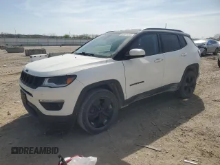 2020 Jeep Compass Latitude with VIN 3C4NJDBB6LT157600, listed as a Copart auction lot 52411235 with 82,159 mi miles and Salvage title. Bid and sale history available at DreamBid. Image 1.