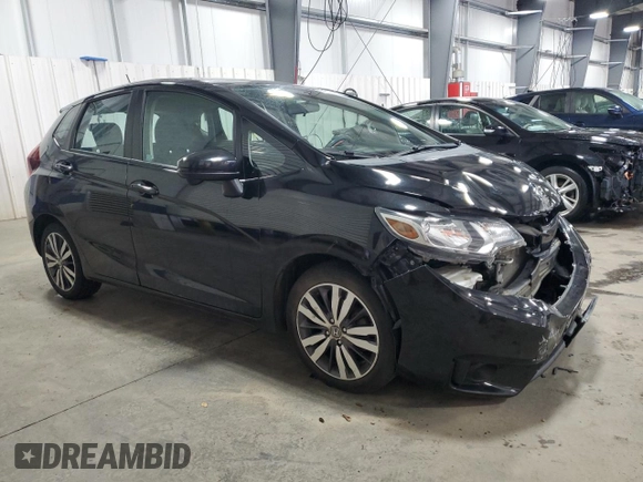 2015 Honda Fit EX-L with VIN 3HGGK5H83FM734672, listed as a Copart auction lot 50918505 with 64,045 mi miles and Salvage Title. Bid and sale history available at carsss.com. Image 4.