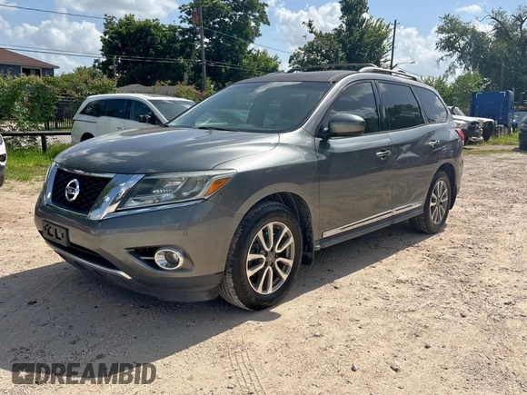 2016 Nissan Pathfinder Platinum with VIN 5N1AR2MN1GC614507, listed as a Copart auction lot 62187325 with 181,290 mi miles and Clean title. Bid and sale history available at DreamBid. Image 2.