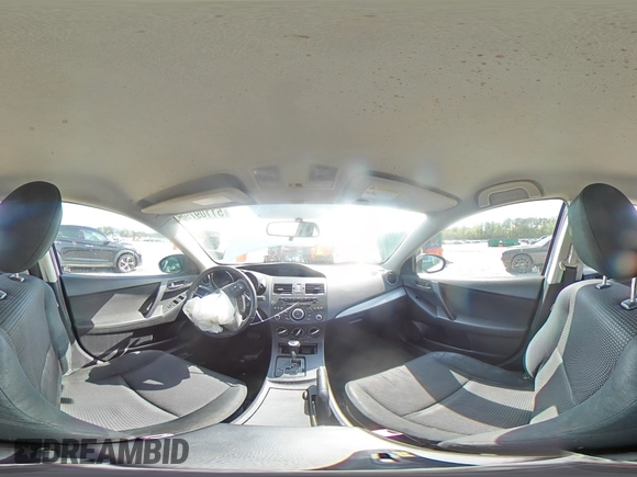 2012 Mazda 3 i Touring with VIN JM1BL1V77C1555635, listed as a Copart auction lot 51109795 with 284,602 mi miles and Salvage Title. Bid and sale history available at DreamBid. Image 14.