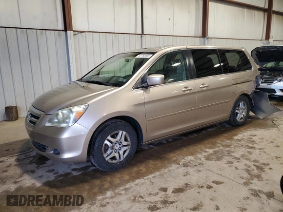 2007 Honda Odyssey EX-L with VIN 5FNRL38747B409907, listed as a Copart auction lot 52783605 with 151,225 mi miles and Salvage Title. Bid and sale history available at carsss.com. Image 1.