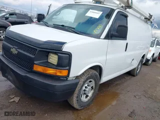 2013 Chevrolet Express Cargo Van with VIN 1GCWGFCG1D1144805, listed as a IAAI auction lot 41866661 with 272,090 mi miles. Bid and sale history available at carsss.com. Image 20.