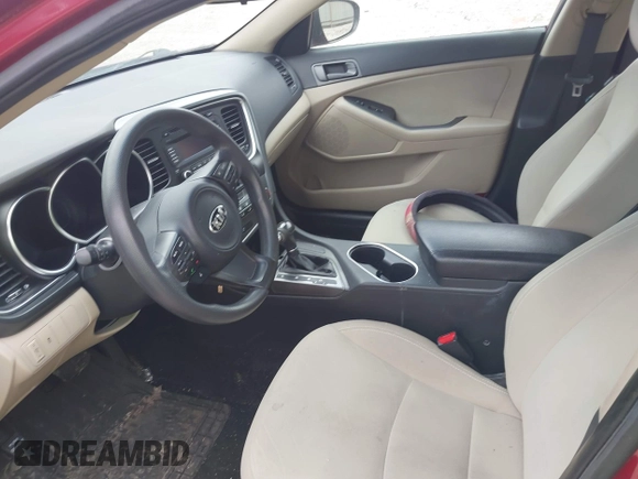 2015 Kia Optima LX with VIN 5XXGM4A7XFG446248, listed as a IAAI auction lot 42047807 with 167,000 mi miles. Bid and sale history available at carsss.com. Image 5.