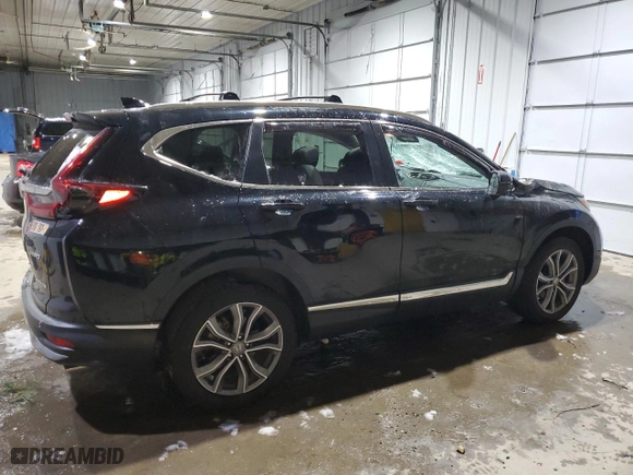 2020 Honda CR-V Touring with VIN 2HKRW2H97LH627497, listed as a Copart auction lot 88074445 with 75,142 mi miles and Salvage Title. Bid and sale history available at carsss.com. Image 3.