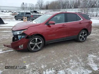 2019 Chevrolet Equinox LT with VIN 2GNAXLEX4K6206429, listed as a Copart auction lot 87500565 with 69,172 mi miles and Salvage Title. Bid and sale history available at DreamBid. Image 1.