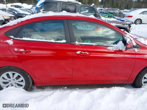 2022 Hyundai Accent SE with VIN 3KPC24A63NE182115, listed as a IAAI auction lot 41338140 with NaN miles. Bid and sale history available at carsss.com. Image 13.