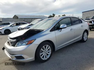 2012 Honda Civic EX with VIN 19XFB2F8XCE322475, listed as a Copart auction lot 52812535 with 226,146 mi miles and Salvage Title. Bid and sale history available at DreamBid. Image 1.