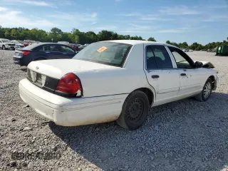2001 Ford Crown Victoria Police Police Interceptor with VIN 2FAFP71W21X196551, listed as a Copart auction lot 67838894 with 79,864 mi miles and Salvage Title. Bid and sale history available at carsss.com. Image 3.