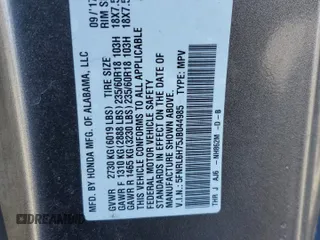 2018 Honda Odyssey EX-L with VIN 5FNRL6H75JB044985, listed as a Copart auction lot 50081345 with 157,688 mi miles and Salvage Title. Bid and sale history available at DreamBid. Image 13.