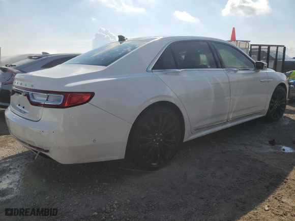 2020 Lincoln Continental Reserve with VIN 1LN6L9NC9L5601368, listed as a Copart auction lot 75098754 with 19,873 mi miles and Non Repairable. Bid and sale history available at carsss.com. Image 3.