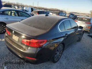 2018 BMW 5 Series 530i xDrive with VIN WBAJA7C5XJG907362, listed as a Copart auction lot 86715344 with 117,665 mi miles and Salvage title. Bid and sale history available at DreamBid. Image 3.