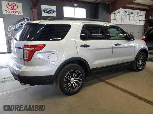 2014 Ford Explorer with VIN 1FM5K8B83EGC27856, listed as a Copart auction lot 53505185 with 193,461 mi miles and Clean Title. Bid and sale history available at carsss.com. Image 3.