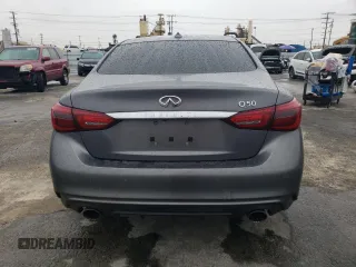 2021 Infiniti Q50 Luxe with VIN JN1EV7BP6MM701895, listed as a Copart auction lot 47854895 with 48,553 mi miles and Salvage title. Bid and sale history available at DreamBid. Image 6.
