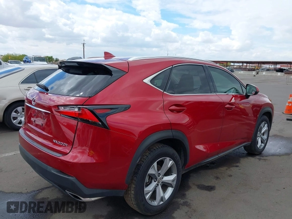 2017 Lexus NX 200t with VIN JTJYARBZ8H2057592, listed as a IAAI auction lot 42207734 with 55,005 mi miles and . Bid and sale history available at DreamBid. Image 4.