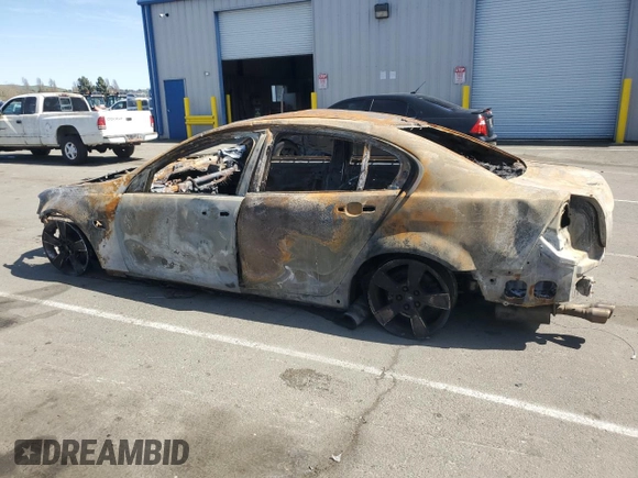 2008 Pontiac G8 GT with VIN 6G2EC57Y38L124142, listed as a Copart auction lot 51635975 with 0 mi miles and Non Repairable. Bid and sale history available at carsss.com. Image 2.