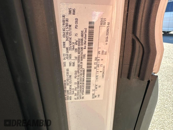 2022 Ford Transit Passenger XL z VIN 1FBAX2C81NKA48667, wystawiony jako Copart lot #41432375 z przebiegiem 53 995 mil mil oraz Czysty tytuł • Clean title. Historia ofert i sprzedaży dostępna na DreamBid. Obrazek 10.