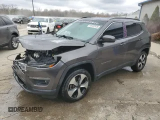2017 Jeep Compass Latitude with VIN 3C4NJDBB2HT656451, listed as a Copart auction lot 49722475 with 143,765 mi miles and Non Repairable. Bid and sale history available at carsss.com. Image 1.