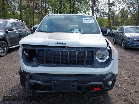 2023 Jeep Renegade Trailhawk z VIN ZACNJDC16PPP73152, wystawiony jako IAAI lot #42128199 z przebiegiem 2 779 mil mil oraz . Historia ofert i sprzedaży dostępna na DreamBid. Obrazek 12.