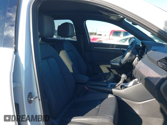 2020 Audi Q3 S line Premium Plus with VIN WA1EECF38L1089030, listed as a IAAI auction lot 41701530 with 28,283 mi miles and . Bid and sale history available at DreamBid. Image 5.