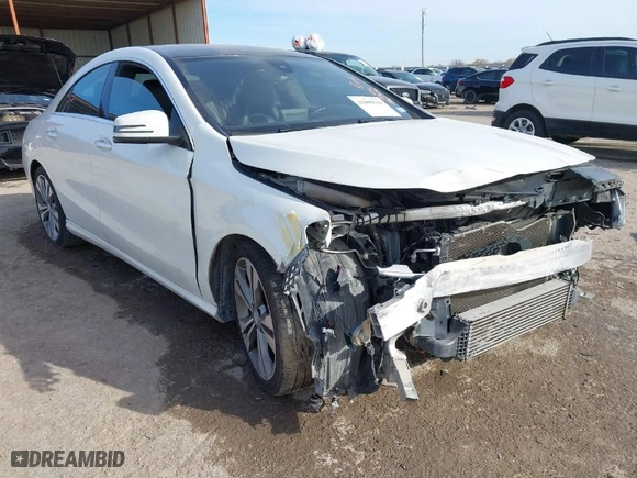 2017 Mercedes-Benz CLA with VIN WDDSJ4EB2HN423531, listed as a IAAI auction lot 41090530 with 1 mi miles. Bid and sale history available at carsss.com. Image 1.