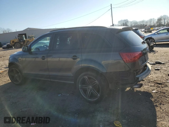 2015 Audi Q7 3.0T S line Prestige with VIN WA1DGAFE1FD005886, listed as a Copart auction lot 47623895 with 0 mi miles and Salvage Title. Bid and sale history available at carsss.com. Image 2.