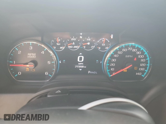 2017 Chevrolet Tahoe with VIN NCS105944, listed as a Copart auction lot 53553695 with 77,358 mi miles and Clean title. Bid and sale history available at DreamBid. Image 9.