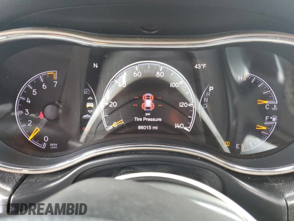 2017 Jeep Grand Cherokee Limited with VIN 1C4RJFBG2HC739169, listed as a Copart auction lot 52131165 with 86,015 mi miles and Salvage Title. Bid and sale history available at carsss.com. Image 9.