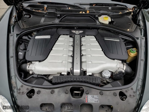 2008 Bentley Continental GT with VIN SCBDR33W38C054446, listed as a Copart auction lot 73903433 with 0 mi miles and Salvage Title. Bid and sale history available at carsss.com. Image 11.