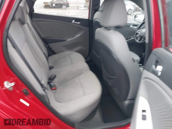 2015 Hyundai Accent GLS with VIN KMHCU4AE3FU806849, listed as a IAAI auction lot 41935761 with 147,784 mi miles. Bid and sale history available at carsss.com. Image 8.
