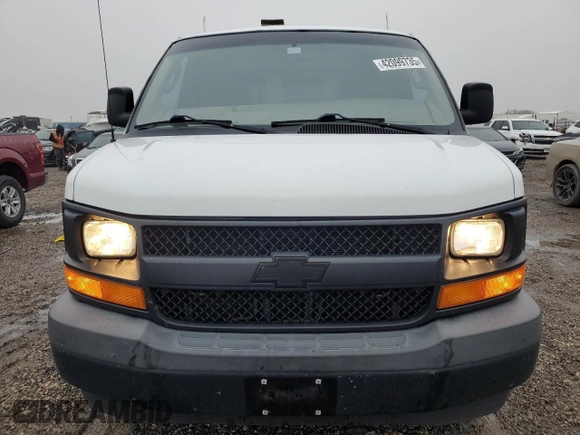 2017 Chevrolet Express Cargo Van with VIN 1GCWGBFG8H1161532, listed as a Copart auction lot 42099735 with 103,374 mi miles and Salvage Title. Bid and sale history available at carsss.com. Image 5.