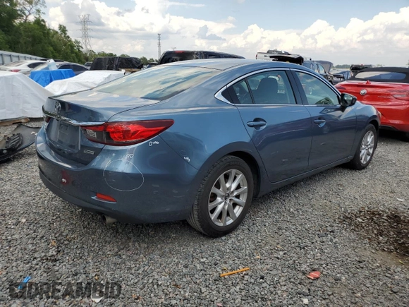 2015 Mazda 6 i Sport with VIN JM1GJ1U62F1176499, listed as a Copart auction lot 55613035 with 114,009 mi miles and Salvage Title. Bid and sale history available at DreamBid. Image 3.