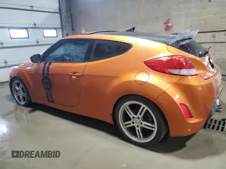 2012 Hyundai Veloster w/Gray Int z VIN KMHTC6AD4CU023265, wystawiony jako Copart lot #54959585 z przebiegiem 130 115 mil mil oraz Czysty tytuł • Clean title. Historia ofert i sprzedaży dostępna na DreamBid. Obrazek 2.