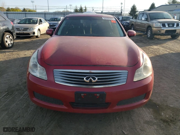 2007 Infiniti G35 Sedan G35x with VIN JNKBV61F77M801039, listed as a Copart auction lot 53466905 with 111,988 mi miles and Clean Title. Bid and sale history available at carsss.com. Image 5.