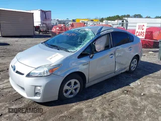 2011 Toyota Prius I with VIN JTDKN3DU5B0289274, listed as a IAAI auction lot 40934391 with 98,154 mi miles. Bid and sale history available at carsss.com. Image 2.