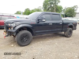 2017 Ford F-150 XL z VIN 1FTFW1EGXHFB14021, wystawiony jako Copart lot #56183445 z przebiegiem 151 449 mil mil oraz Szkoda całkowita • Salvage title. Historia ofert i sprzedaży dostępna na DreamBid. Obrazek 1.