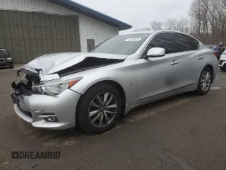 2015 Infiniti Q50 Premium with VIN JN1BV7AR7FM393726, listed as a Copart auction lot 47924925 with 118,316 mi miles and Salvage Title. Bid and sale history available at carsss.com. Image 1.