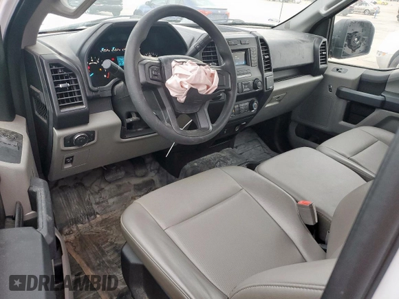 2018 Ford F-150 XL with VIN 1FTMF1CB6JKF30112, listed as a Copart auction lot 47016405 with 48,584 mi miles and Salvage Title. Bid and sale history available at carsss.com. Image 8.
