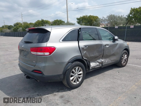 2016 Kia Sorento LX with VIN 5XYPG4A36GG171527, listed as a IAAI auction lot 41872641 with 95,012 mi miles and . Bid and sale history available at DreamBid. Image 4.