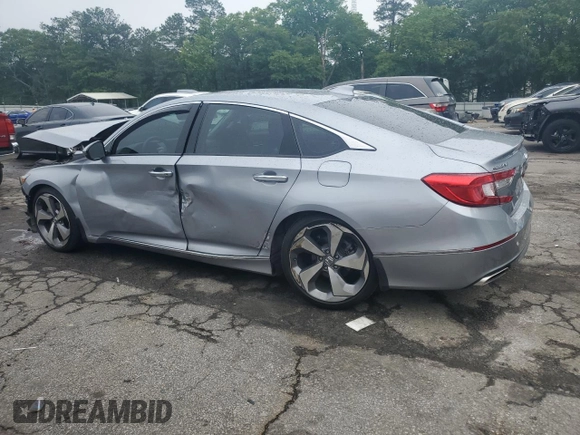 2020 Honda Accord Touring with VIN 1HGCV2F90LA031054, listed as a Copart auction lot 55806185 with 76,678 mi miles and Salvage title. Bid and sale history available at DreamBid. Image 2.