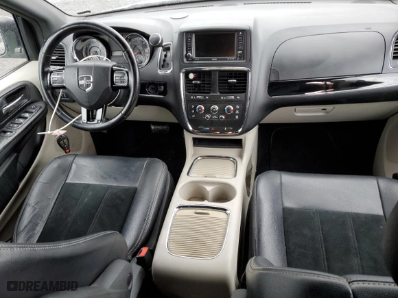 2017 Dodge Grand Caravan SXT with VIN 2C4RDGCG1HR624209, listed as a Copart auction lot 52095335 with 156,761 mi miles and Salvage Title. Bid and sale history available at carsss.com. Image 8.