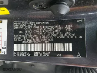2011 Toyota 4Runner SR5 with VIN JTEZU5JR8B5024778, listed as a Copart auction lot 47294765 with 312,273 mi miles and Salvage Title. Bid and sale history available at carsss.com. Image 14.