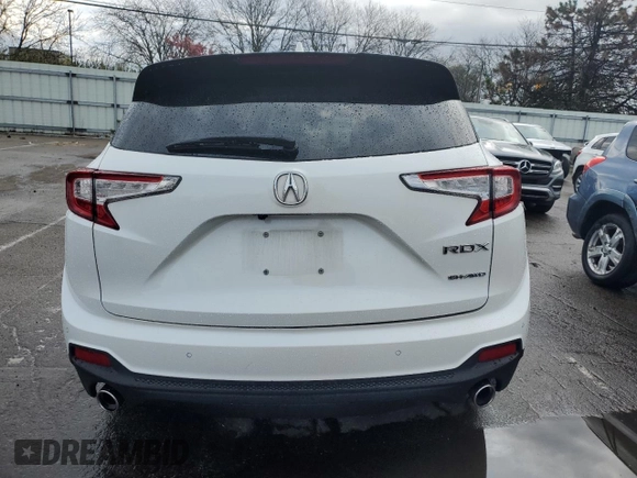 2021 Acura RDX w/Technology Package with VIN 5J8TC2H56ML035440, listed as a Copart auction lot 49070294 with 0 mi miles. Bid and sale history available at carsss.com. Image 6.