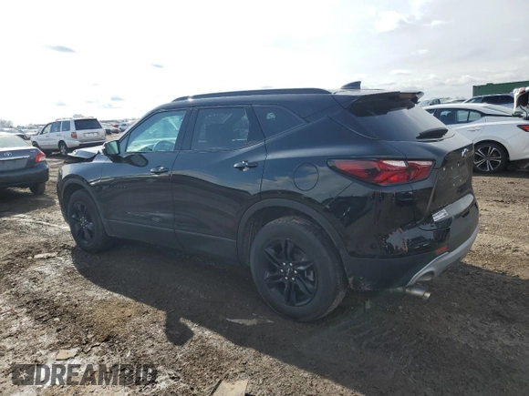 2021 Chevrolet Blazer LT z VIN 3GNKBHRS6MS539265, wystawiony jako Copart lot #51800265 z przebiegiem 55 176 mil mil oraz Szkoda całkowita • Salvage title. Historia ofert i sprzedaży dostępna na DreamBid. Obrazek 2.