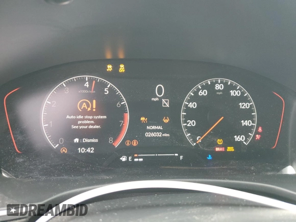 2022 Honda Civic Si with VIN 2HGFE1E51NH471195, listed as a Copart auction lot 53160375 with 26,032 mi miles and Salvage Title. Bid and sale history available at DreamBid. Image 9.