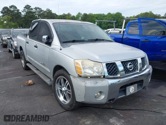2005 Nissan Titan XE with VIN 1N6AA07A95N511746, listed as a IAAI auction lot 42190947 with 216,306 mi miles and . Bid and sale history available at DreamBid. Image 1.