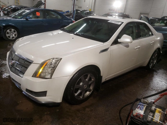 2008 Cadillac CTS RWD w/1SA with VIN 1G6DM577380117933, listed as a Copart auction lot 45310935 with 136,777 mi miles and Salvage Title. Bid and sale history available at carsss.com. Image 1.