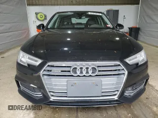 2017 Audi A4 Premium Plus with VIN WAUENAF44HN009318, listed as a Copart auction lot 57634515 with 53,636 mi miles and Salvage title. Bid and sale history available at DreamBid. Image 5.