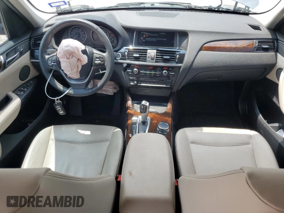 2016 BMW X3 xDrive35i z VIN 5UXWX7C57G0R18374, wystawiony jako Copart lot #54073525 z przebiegiem 138 399 mil mil oraz Szkoda całkowita • Salvage title. Historia ofert i sprzedaży dostępna na DreamBid. Obrazek 8.